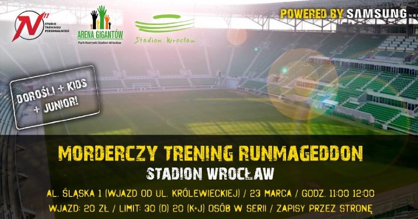 Weź udział w treningu przygotowującym do Runmageddonu na Stadionie Wrocław. Zobacz szczegóły