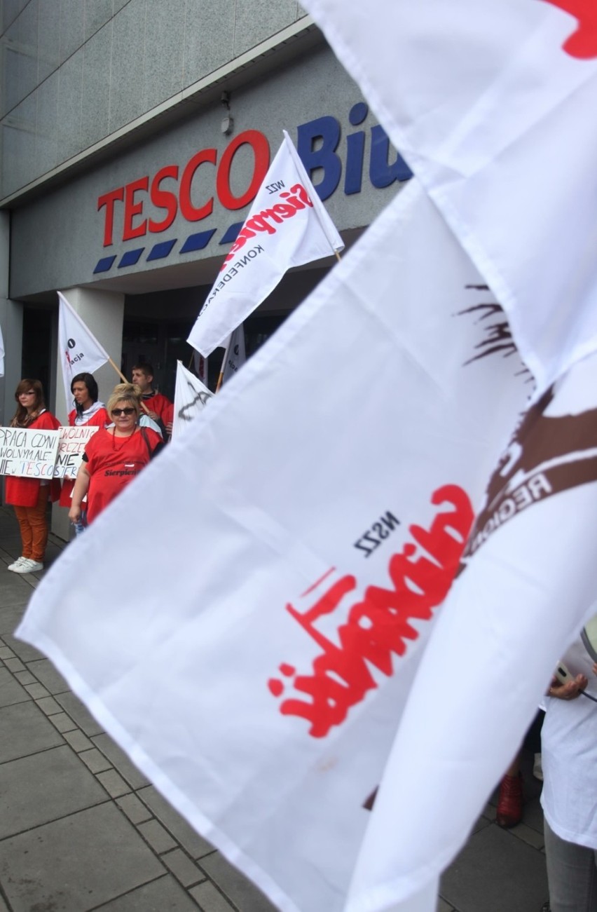 Będą protestowali przed hipermarketem Tesco w Gdyni 