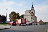 Pożar kościoła w Mieszkowie: Nadpaliły się deski oraz dachówka [ZDJĘCIA]