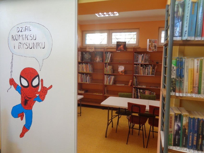 W bibliotece w Gołonogu powstał dział komiksu i rysunku 