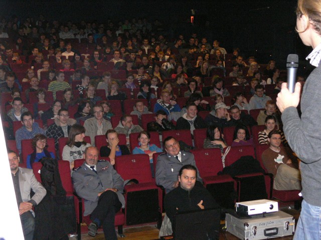 Konferencja w krotoszyńskim kinie Przedwiośnie