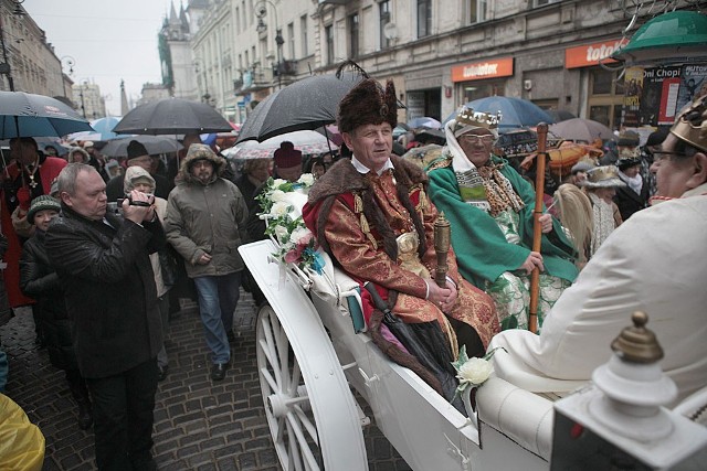 Orszak Trzech Króli w styczniu 2012 roku.