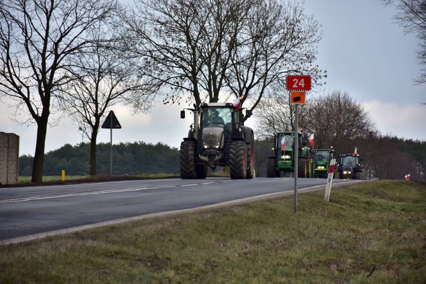 Protest rolników w powiecie międzychodzkim