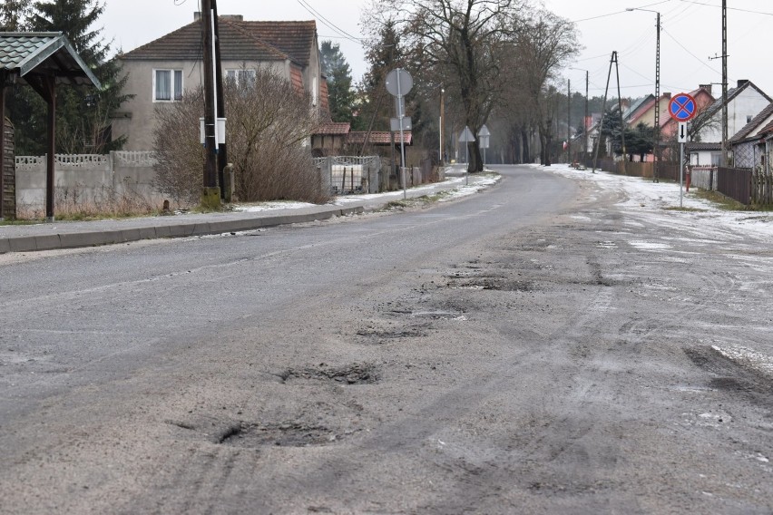 Przykład drogi powiatowej z Krosna Odrzańskiego do Bytnicy...