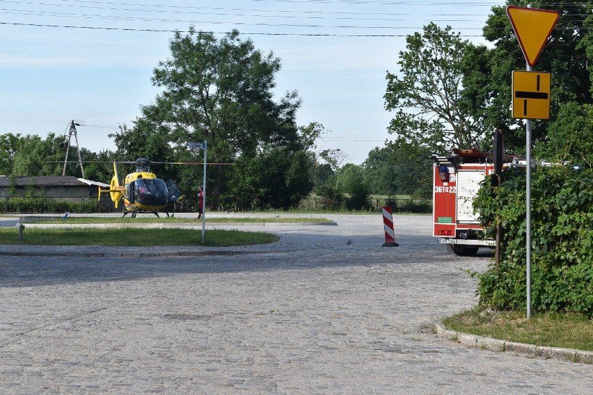 Mężczyzna skoczył z hotelu w Krośnie Odrzańskim. Ratownicy...