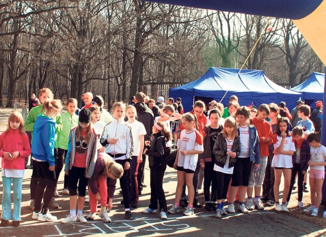 Na starcie biegu stanęło ponad 200 uczestników