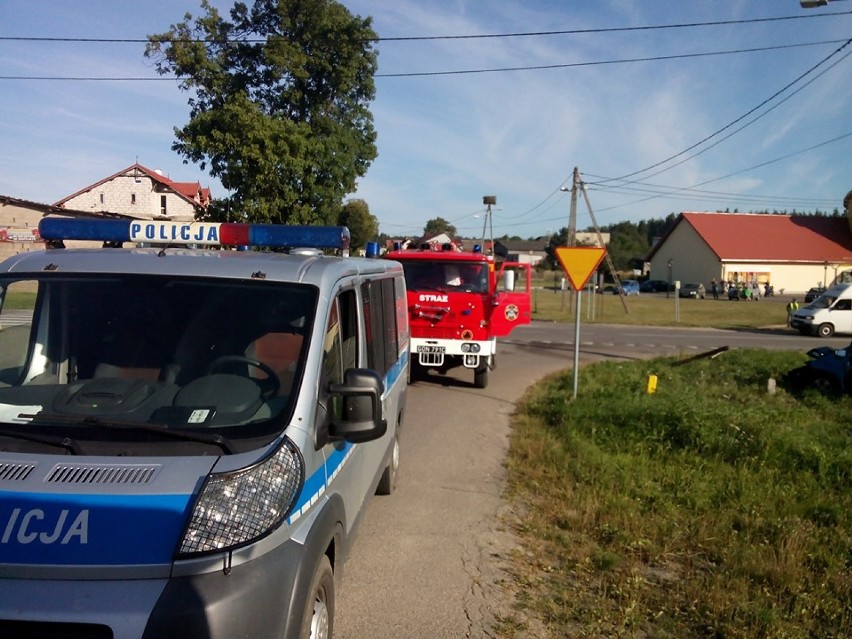 Wypadek w Leśniewie (20.08.2015)