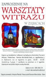 Warsztaty Witrażu zostaną zorganizowane w Ziebicach - trudnej sztuki naucza tam za darmo