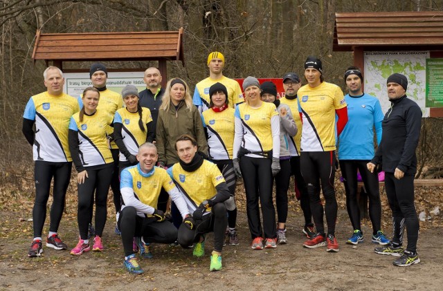 Reprezentacja Skierniewickich Poranków Biegowych: Marcin Sarna, Aneta Sarna, Artur Zakrzewski, Sylwia Zakrzewska, Urszula Piasecka, Mariusz Jędrycha, Karolina Melon-Mika, Zbigniew Okrasa, Paweł Porczyk, Jerzy Dominikowski i Mateusz Jarecki