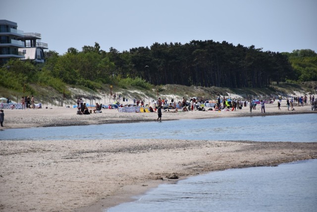 Tak prezentuje się plaża w Darłówku Wschodnim