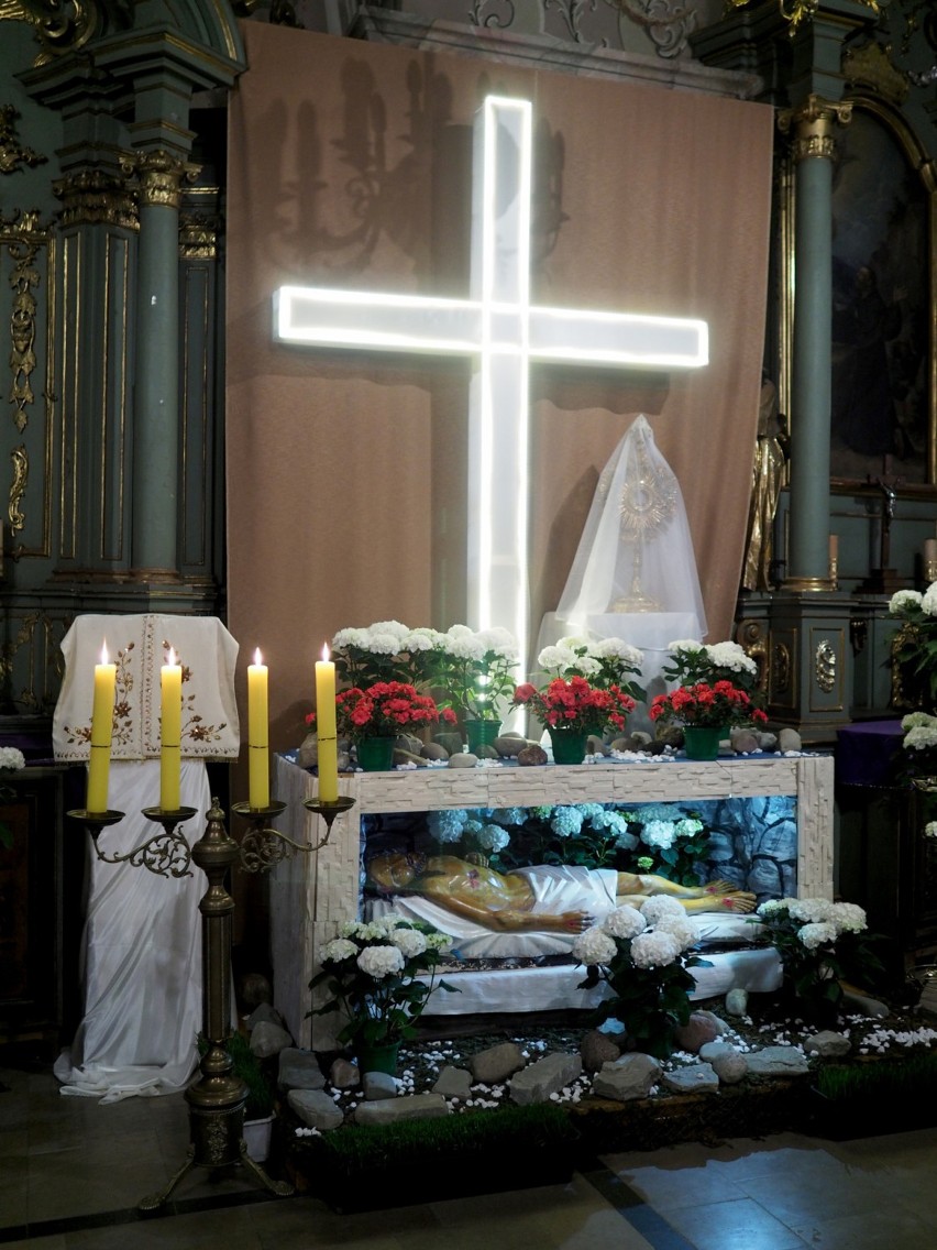Grób Pański w kościele Franciszkanów.