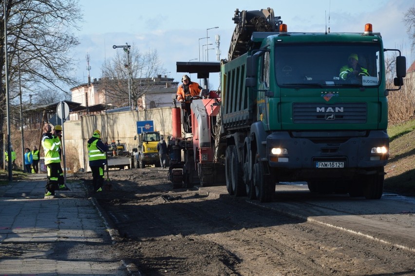 Remont ulicy Kujawskiej rozpoczął się w miniony wtorek.