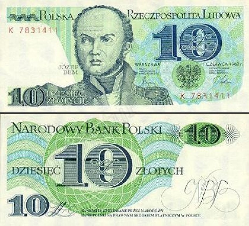 Banknot 10 zł - wartość 79 zł
