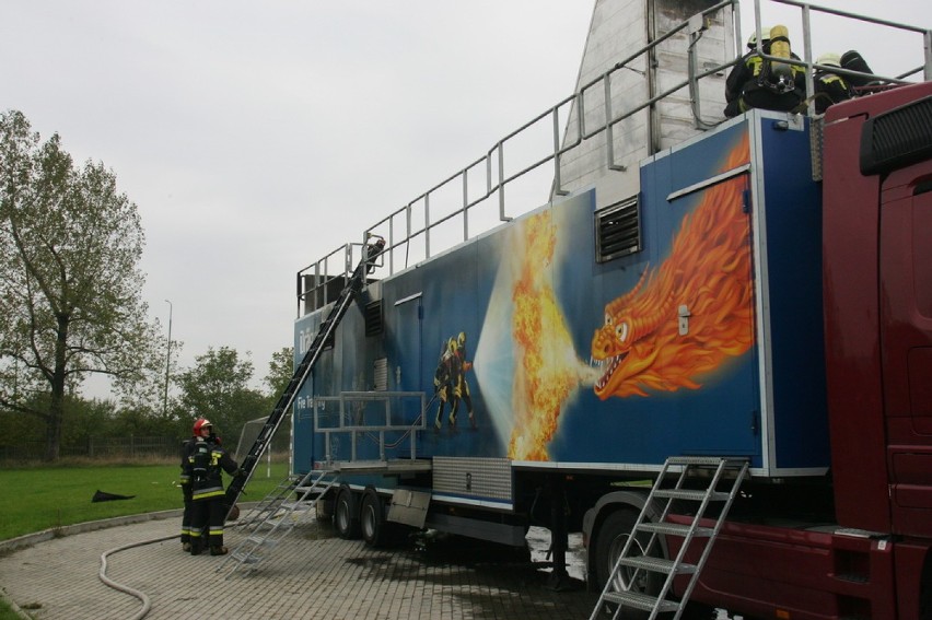 Symulator pożarów w Legnicy (ZDJĘCIA)