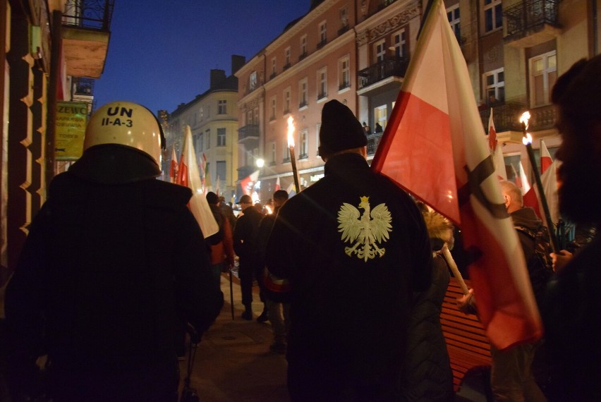 Marsz nacjonalistów przeszedł ulicami Kalisza