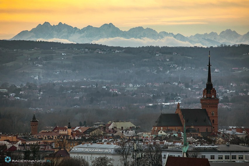 Tak wyglądają Tarty widziane z Tarnowa w obiektywie Radka...