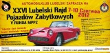 Powiat lubartowski: Rajd pojazdów zabytkowych