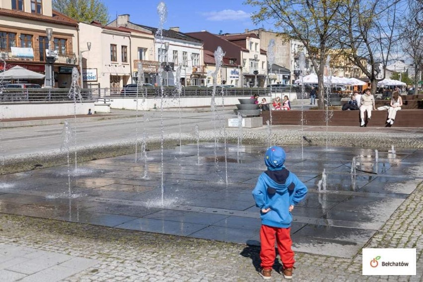 W Bełchatowie czynne są już fontanny i tężnie solankowe