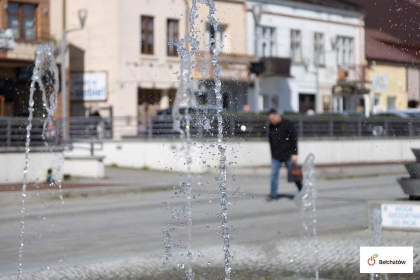 W Bełchatowie czynne są już fontanny i tężnie solankowe