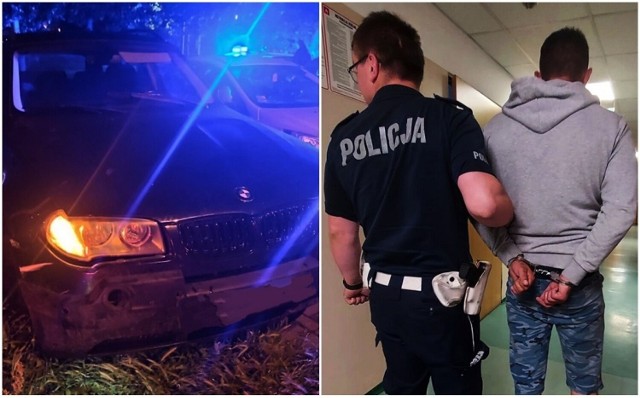 W Radomsku pijany kierowca uciekał przed policją kradzionym bmw