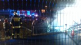 Wypadek na DK 1 we Wrzosowej. Ciężarówka wpadła do rowu i stanęła w płomieniach [ZDJĘCIA INTERNAUTY]