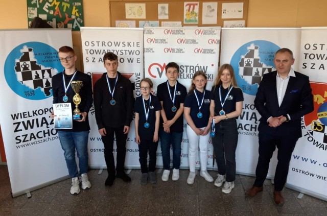 Szachiści KTS Kalisz trzy razy na podium Wielkopolskiej Ligi Juniorów.