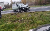 Wypadek w Gronowie koło Krosna Odrzańskiego. Peugeot uderzył w poloneza. Jedna osoba została ranna