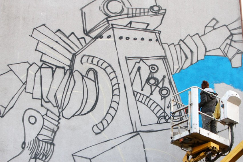 Mural "Robot Lema"