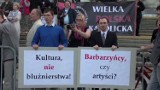 Protesty przeciwko "Golgota Picnic" pod Pałacem Kultury [wideo]