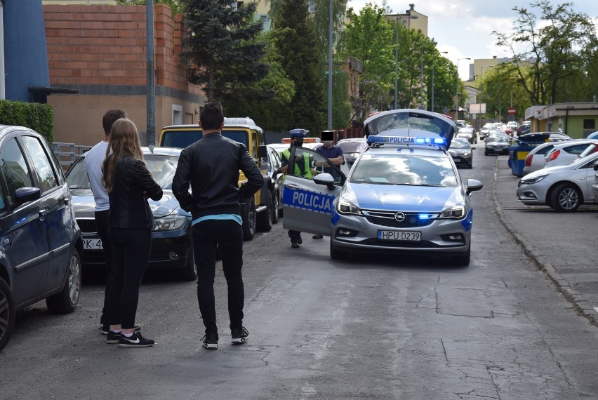 Potrącenie motocyklisty na ulicy Ostrowskiej w Kaliszu