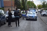 Potrącenie motocyklisty na ulicy Ostrowskiej w Kaliszu ZDJĘCIA
