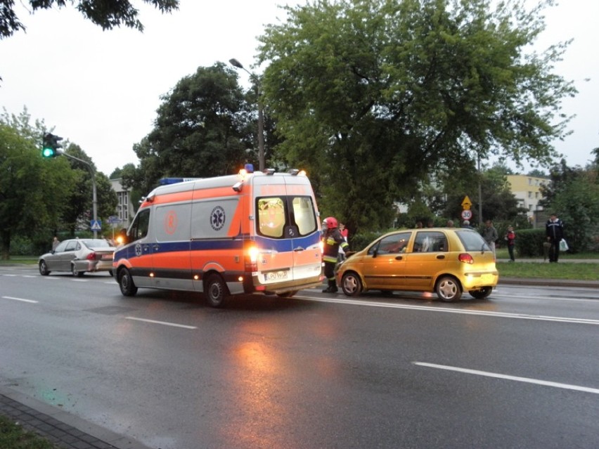 Wypadek przy ul. Piaskowej w Puławach