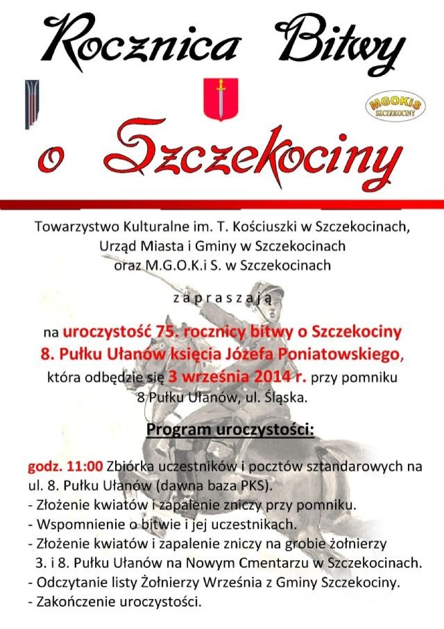 Rocznica bitwy o Szczekociny.