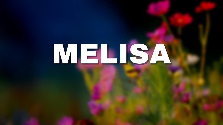 Melisa, Melissa, Melita – imię żeńskie, pochodzenia...