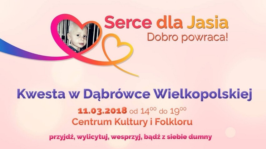 Dąbrówka Wielkopolska. Koncert charytatywny dla chorego  trzylatka - „Serce dla Jasia”