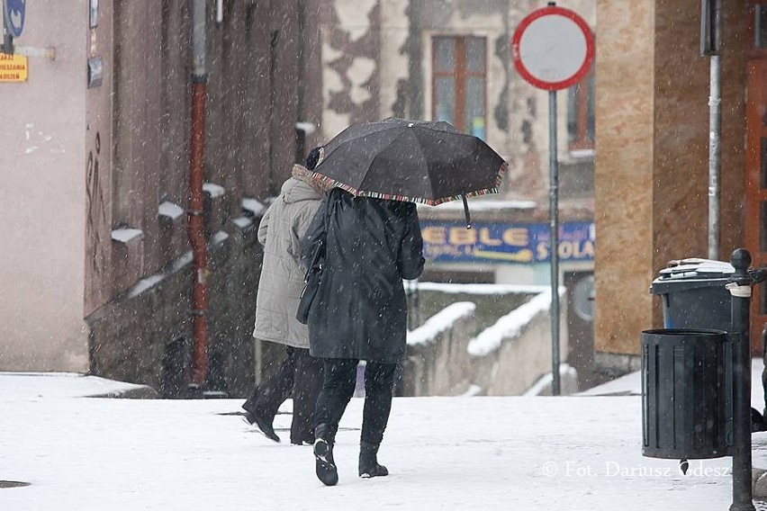 Pierwszy śnieg w Wałbrzychu