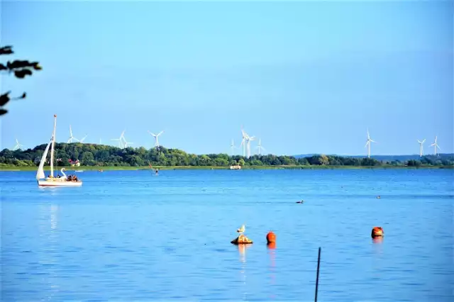 Polecamy Wam jezioro Bukowo. Mieści się ono w miejscowości Dąbki na terenie gminy Darłowo. Jak widać na jeziorze są fajne warunki do żeglowania, ale również do rekreacji wodnej. Przy jeziorze mieści się Centrum Sportów Wodnych.
