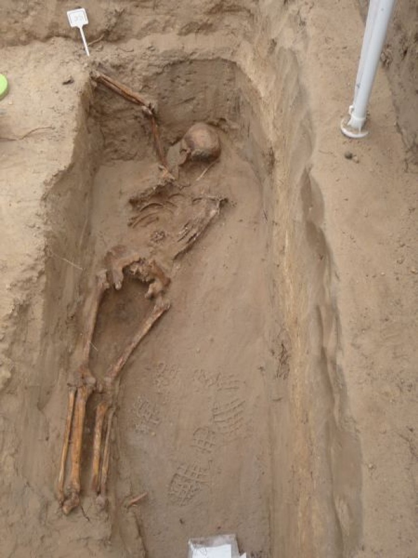 Szczątki znalezione na Łączce