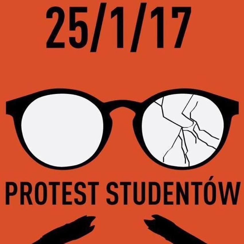 Protest łódzkich studentów i studentek