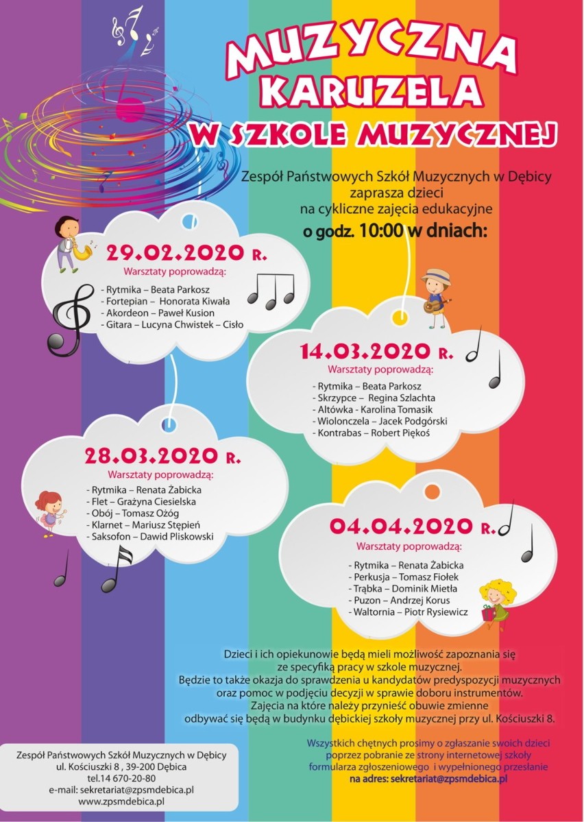 Zajęcia muzyczne dla dzieci zainteresowanych nauką w szkole muzycznej w Dębicy