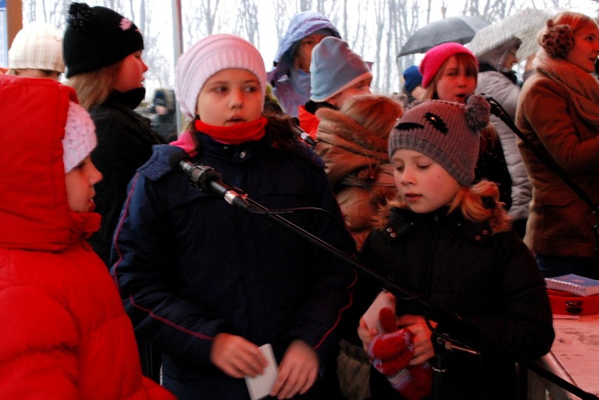 Będzin: Mieszkańcy Grodźca wspólnie ubrali choinkę na Dorotce