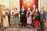 Złote Gody w Skierniewicach. Cztery pary otrzymały medale za długie pożycie małżeńskie [ZDJĘCIA, FILM]
