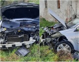 Dolny Śląsk: Poważny wypadek na drodze wojewódzkiej pod Legnicą. Jedna osoba trafiła do szpitala [ZDJĘCIA]