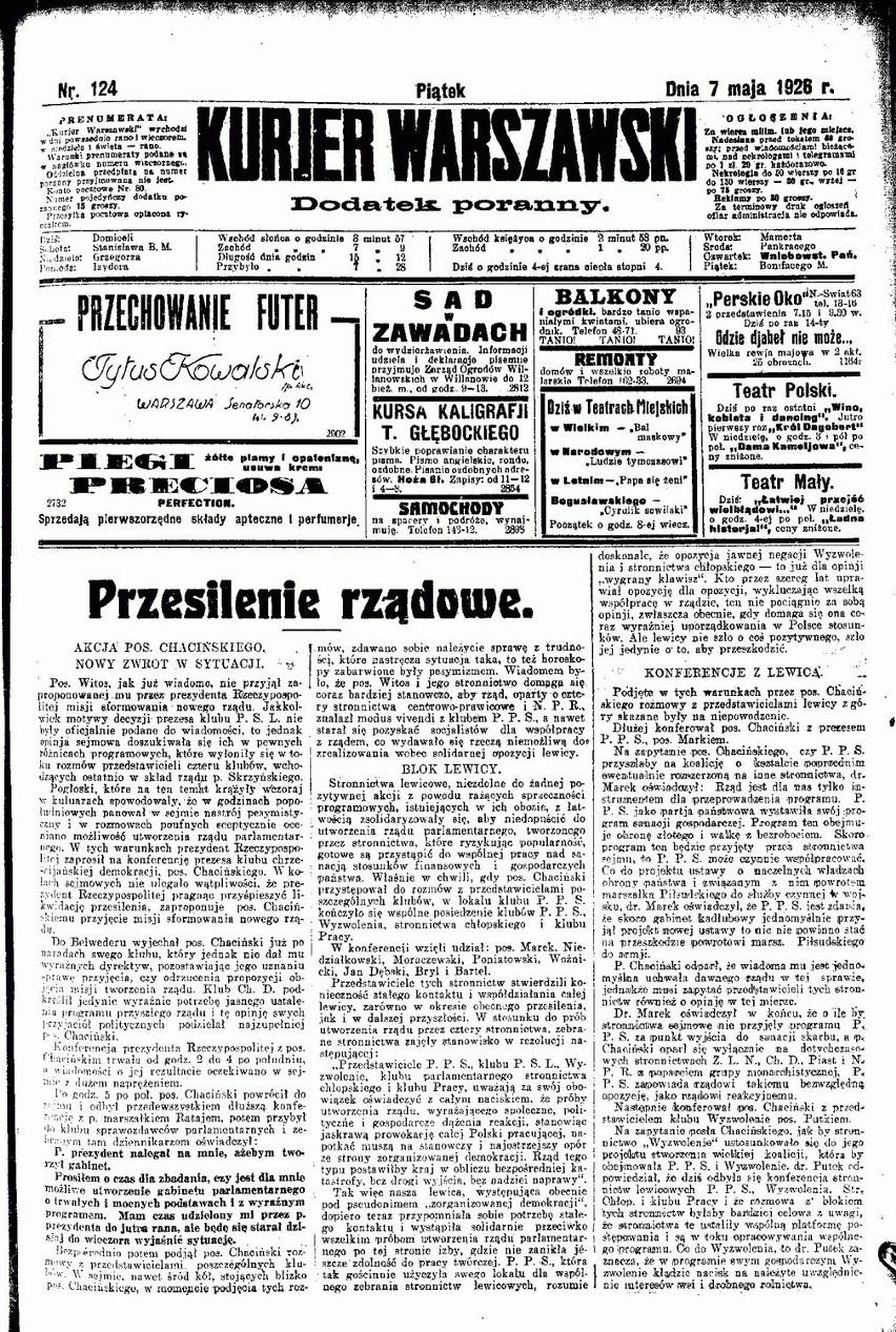 1939 - Ukazał się ostatni numer wydawanego nieprzerwanie...