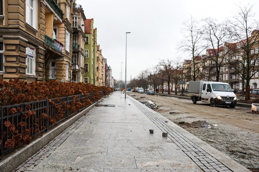 Przebudowa al. Jana Pawła II w Szczecinie.