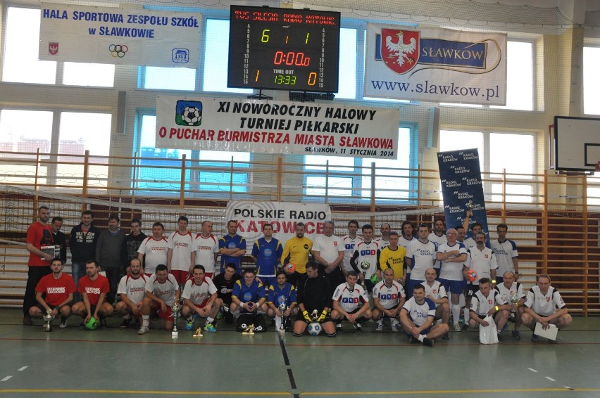Turniej piłkarski dziennikarzy w Sławkowie