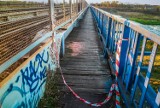 Kładka na moście kolejowym we Wronkach ma być naprawiona do 30 listopada
