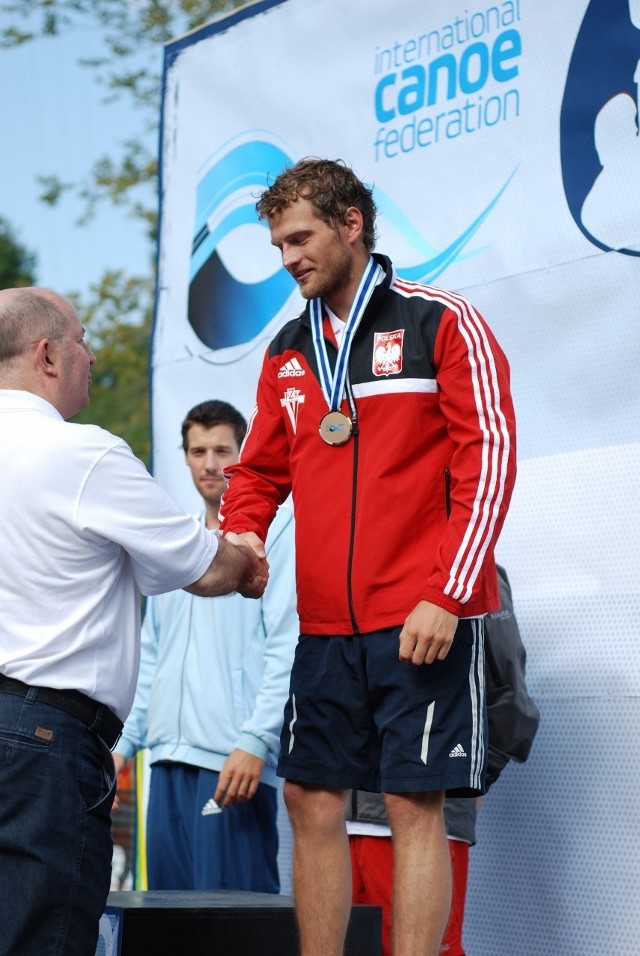 Tomasz Czaplicki , kajakarz z Jeleniej Góry zdobył brązowy medal na mistrzostwach świata