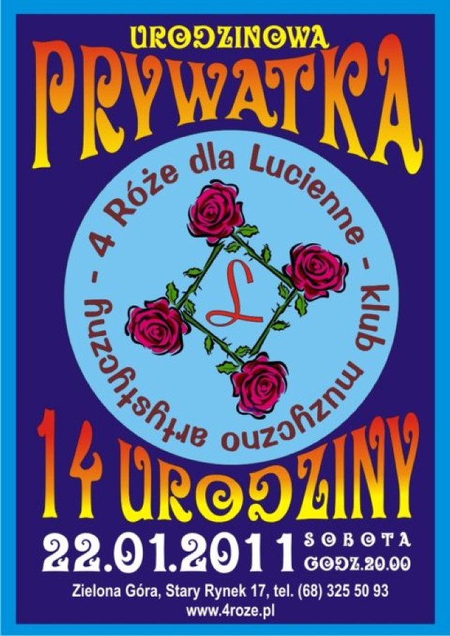 14 Urodziny klubu - Urodzinowa Prywatka.