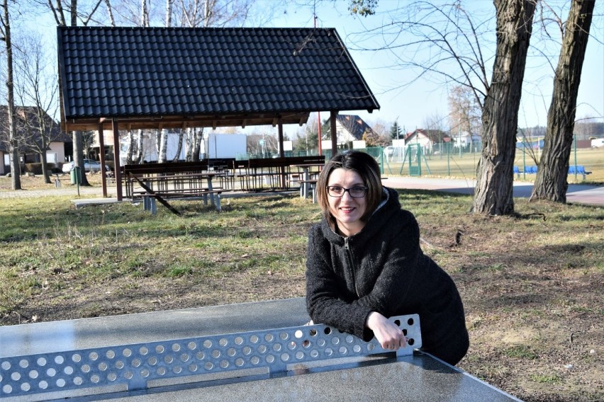 Izabella Witke - od 6 lat sołtys Nądni. Gyby były fundusze...